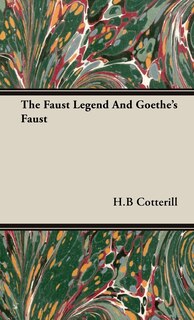 Couverture_The Faust Legend And Goethe's Faust
