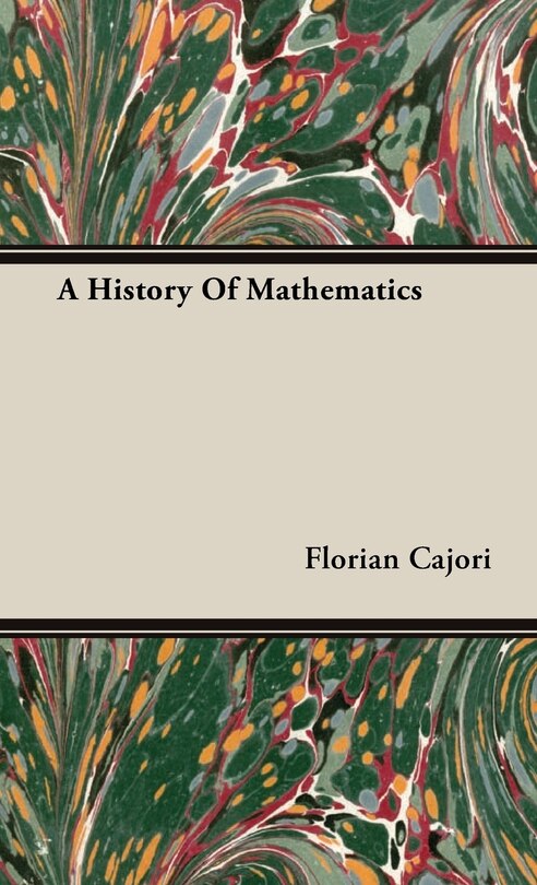 Front cover_A History Of Mathematics