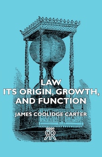 Couverture_Law - Its Origin, Growth, And Function