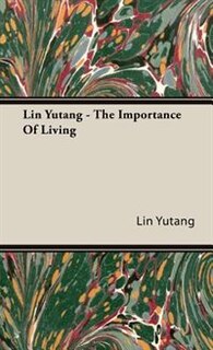 Couverture_Lin Yutang - The Importance Of Living