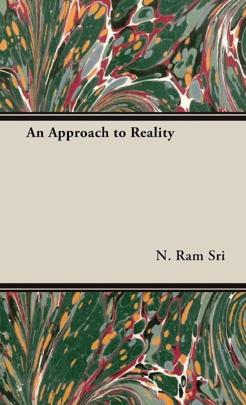 Couverture_An Approach to Reality