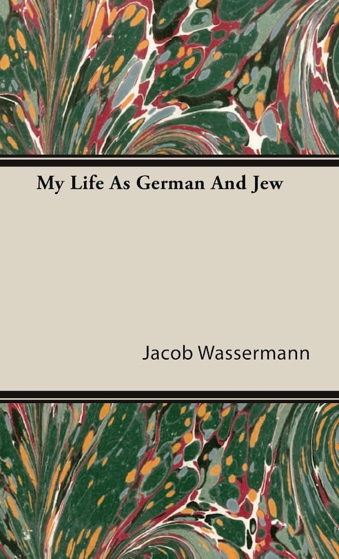 Couverture_My Life As German And Jew