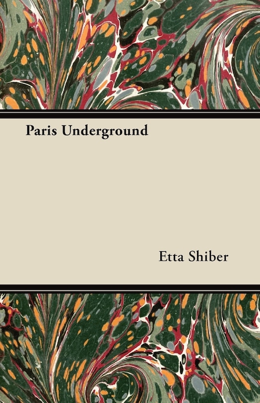 Front cover_Paris Underground