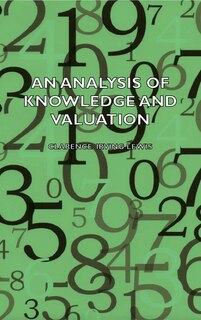 Front cover_An Analysis Of Knowledge And Valuation