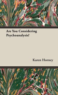 Front cover_Are You Considering Psychoanalysis?