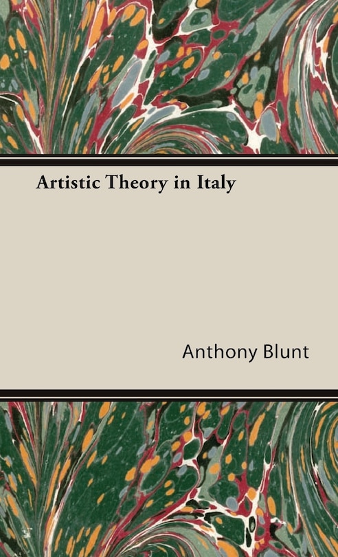 Front cover_Artistic Theory in Italy