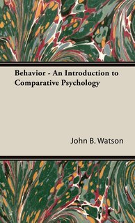 Front cover_Behavior - An Introduction to Comparative Psychology