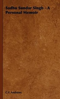 Couverture_Sadhu Sundar Singh - A Personal Memoir