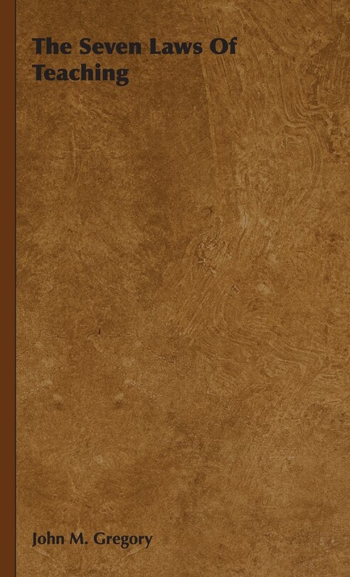 Couverture_The Seven Laws Of Teaching
