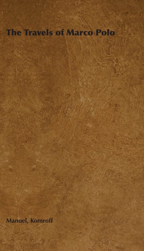 Front cover_The Travels of Marco Polo