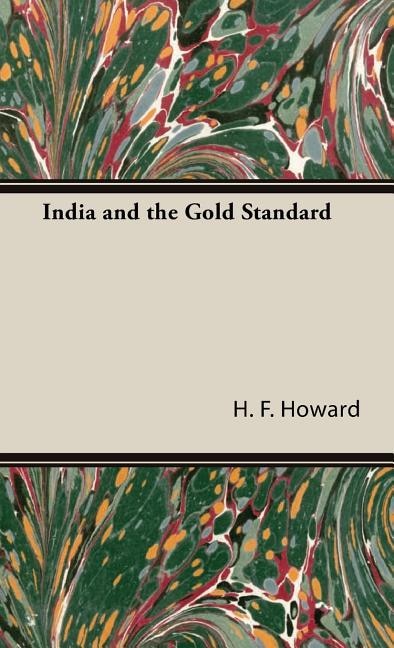 Couverture_India and the Gold Standard