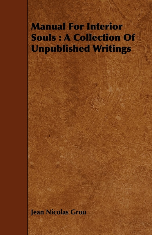 Couverture_Manual for Interior Souls