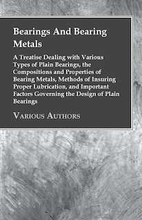 Front cover_Bearings And Bearing Metals