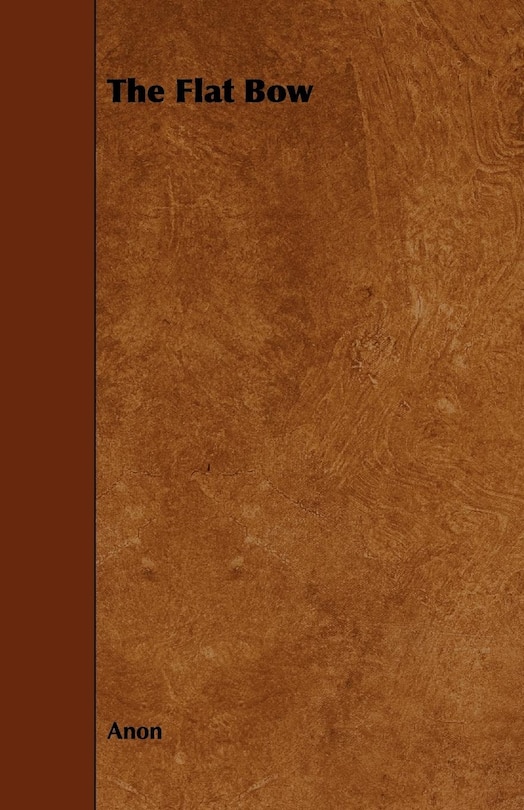 Front cover_The Flat Bow