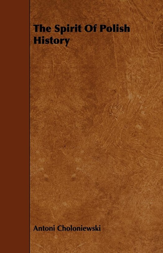 Couverture_The Spirit Of Polish History