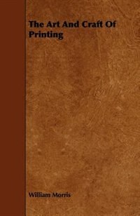 Couverture_The Art And Craft Of Printing
