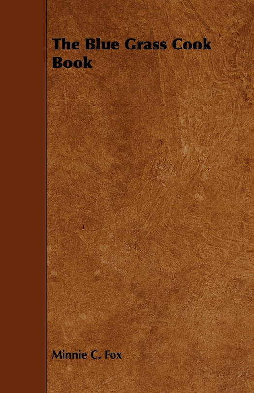 Front cover_The Blue Grass Cook Book