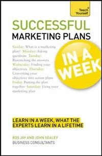 Front cover_Successful Marketing Plans In A Week