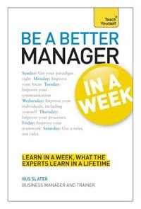 Be A Better Manager In A Week