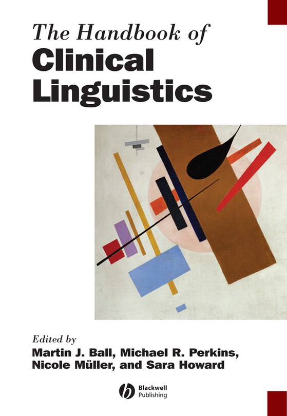 Front cover_The Handbook of Clinical Linguistics