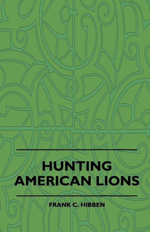 Front cover_Hunting American Lions