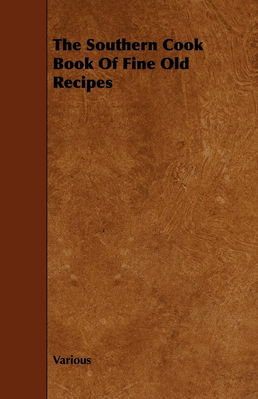 Couverture_The Southern Cook Book of Fine Old Recipes