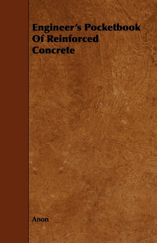 Couverture_Engineer's Pocketbook of Reinforced Concrete