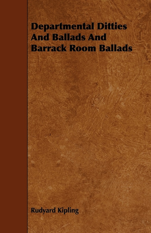 Couverture_Departmental Ditties And Ballads And Barrack Room Ballads