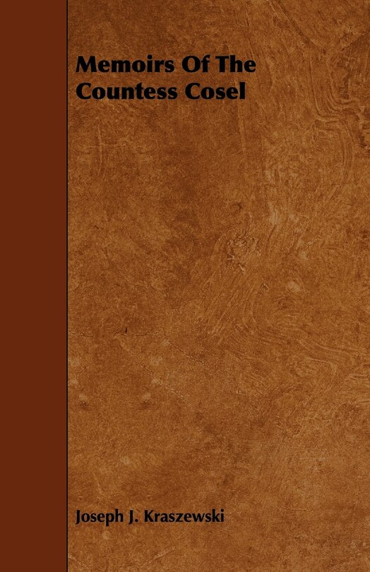 Front cover_Memoirs of the Countess Cosel