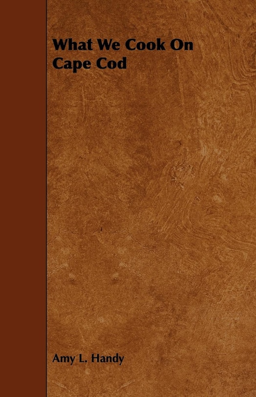 Couverture_What We Cook on Cape Cod