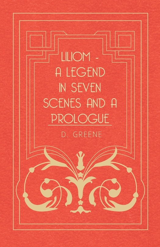 Couverture_Liliom - A Legend In Seven Scenes And A Prologue