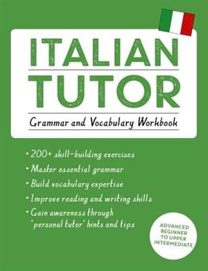Front cover_Italian Tutor: Grammar And Vocabulary Workbook (learn Italian With Teach Yourself)