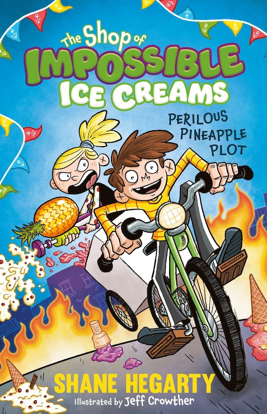 Front cover_The Shop of Impossible Ice Creams: Perilous Pineapple Plot