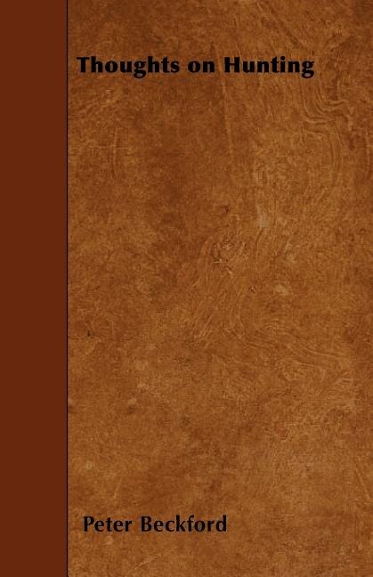 Couverture_Thoughts on Hunting