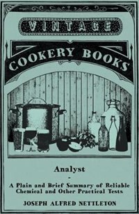 Front cover_Analyst - A Plain and Brief Summary of Reliable Chemical and Other Practical Tests - Which are Applicable to All Brewing Waters and Materials to Worts and to Beer and Which can be Performed Readily by Every Brewer