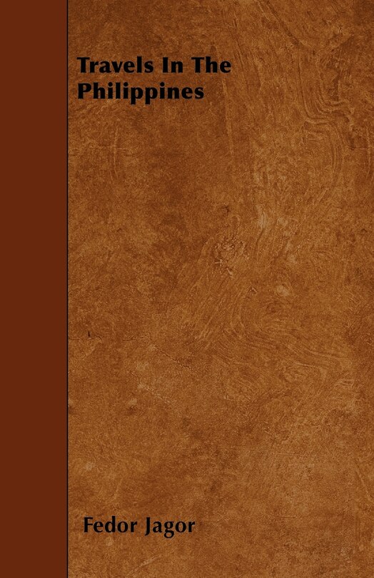 Front cover_Travels In The Philippines