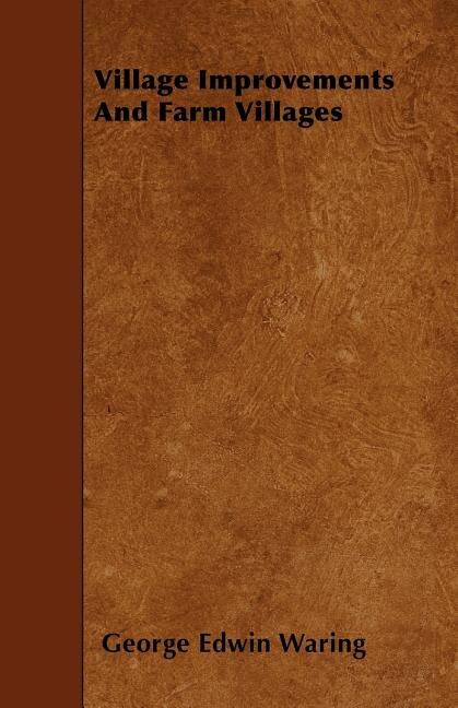 Front cover_Village Improvements And Farm Villages