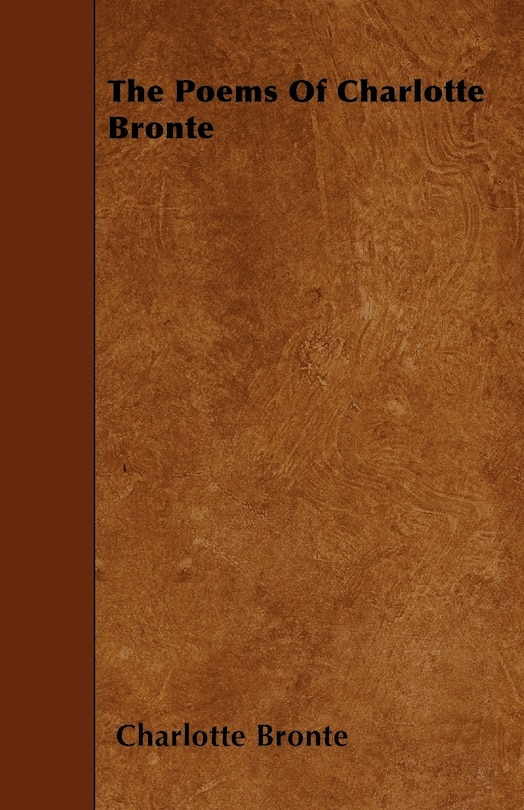 Front cover_The Poems Of Charlotte Bronte