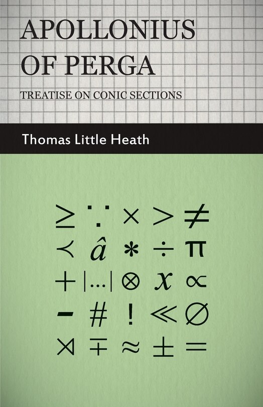 Front cover_Apollonius of Perga - Treatise on Conic Sections