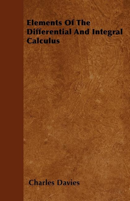 Couverture_Elements Of The Differential And Integral Calculus