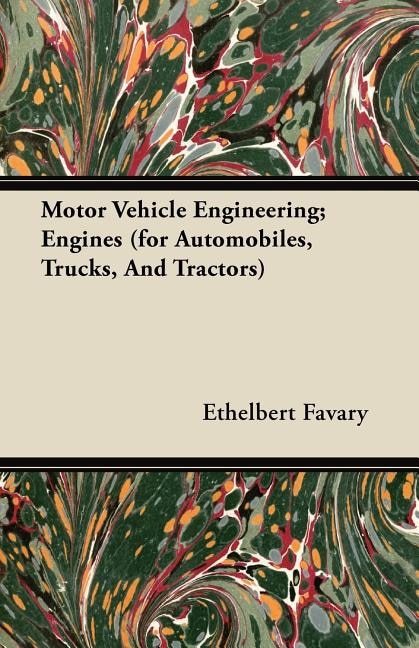 Front cover_Motor Vehicle Engineering; Engines (for Automobiles, Trucks, And Tractors)