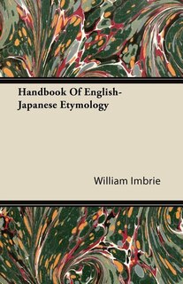 Front cover_Handbook Of English-Japanese Etymology