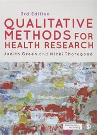 Couverture_Qualitative Methods For Health Research