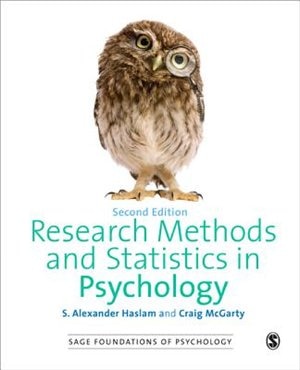 Front cover_Research Methods And Statistics In Psychology