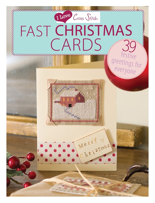 Front cover_I Love Cross Stitch – Fast Christmas Cards