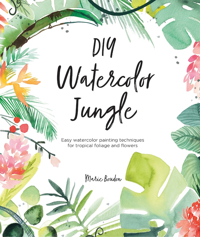 Front cover_Diy Watercolor Jungle