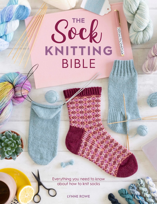 Front cover_The Sock Knitting Bible