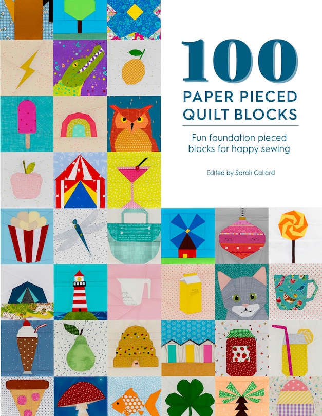 Front cover_100 Paper Pieced Quilt Blocks