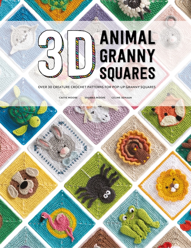 Couverture_3d Animal Granny Squares