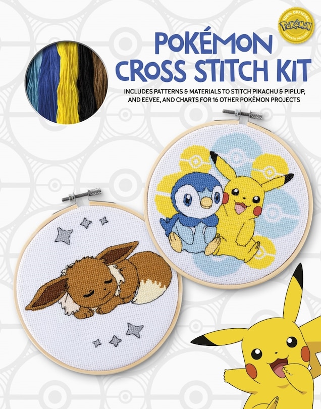 Front cover_Pokemon Cross Stitch Kit
